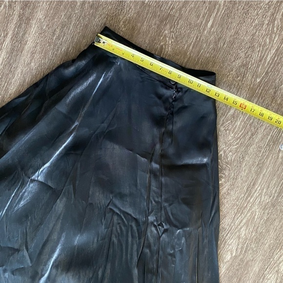 VTG J.S COLLECTIONS Maxi black Skirt Y2K Size 4.Whimsigoth Grunge.Made in Canada - Picture 6 of 11